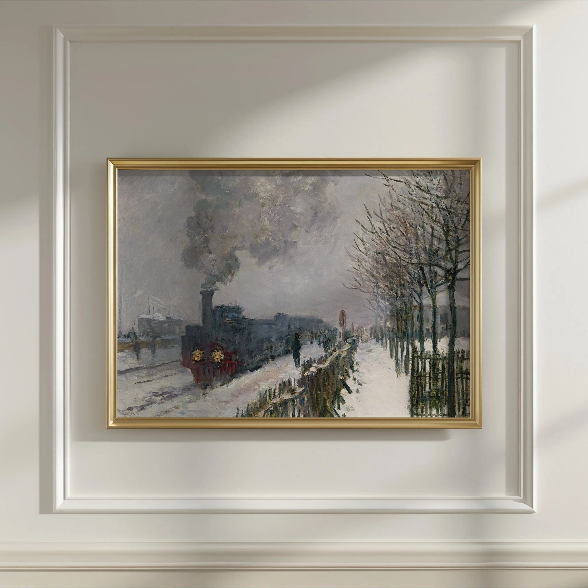 Train in Winter