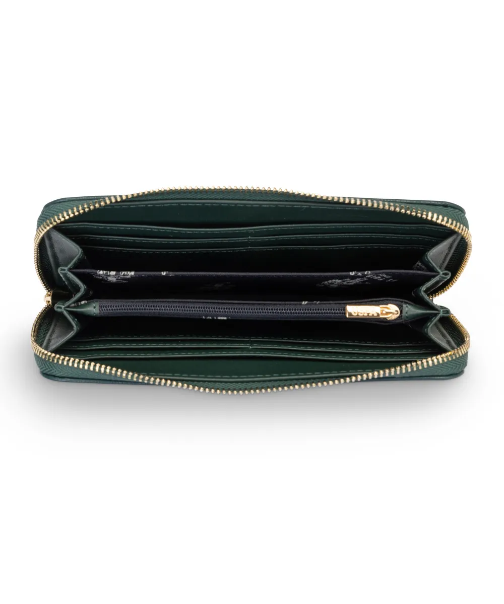 US POLO ASSN. WOMEN JONES LARGE ZIP WALLET