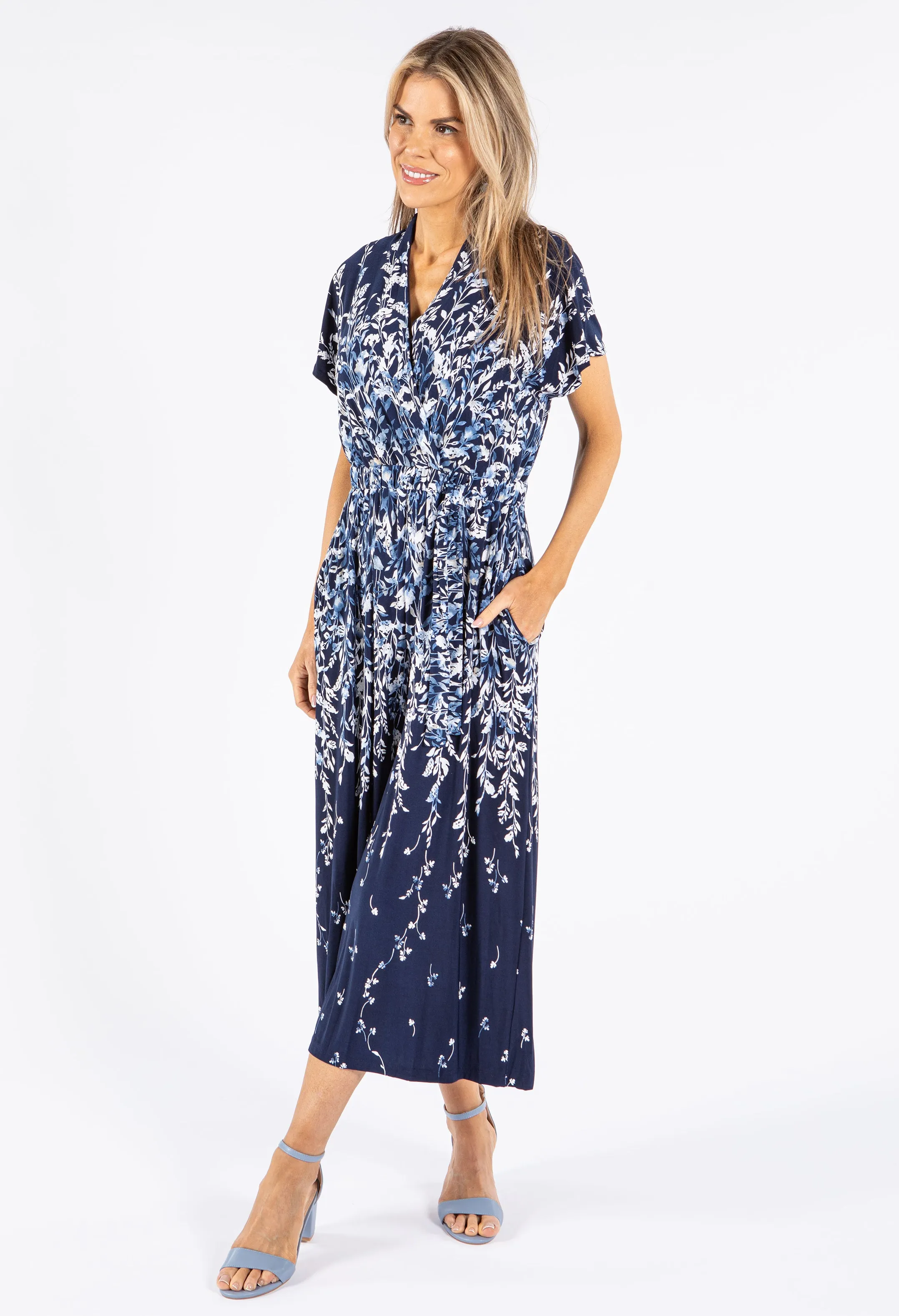 Vine Print Jumpsuit