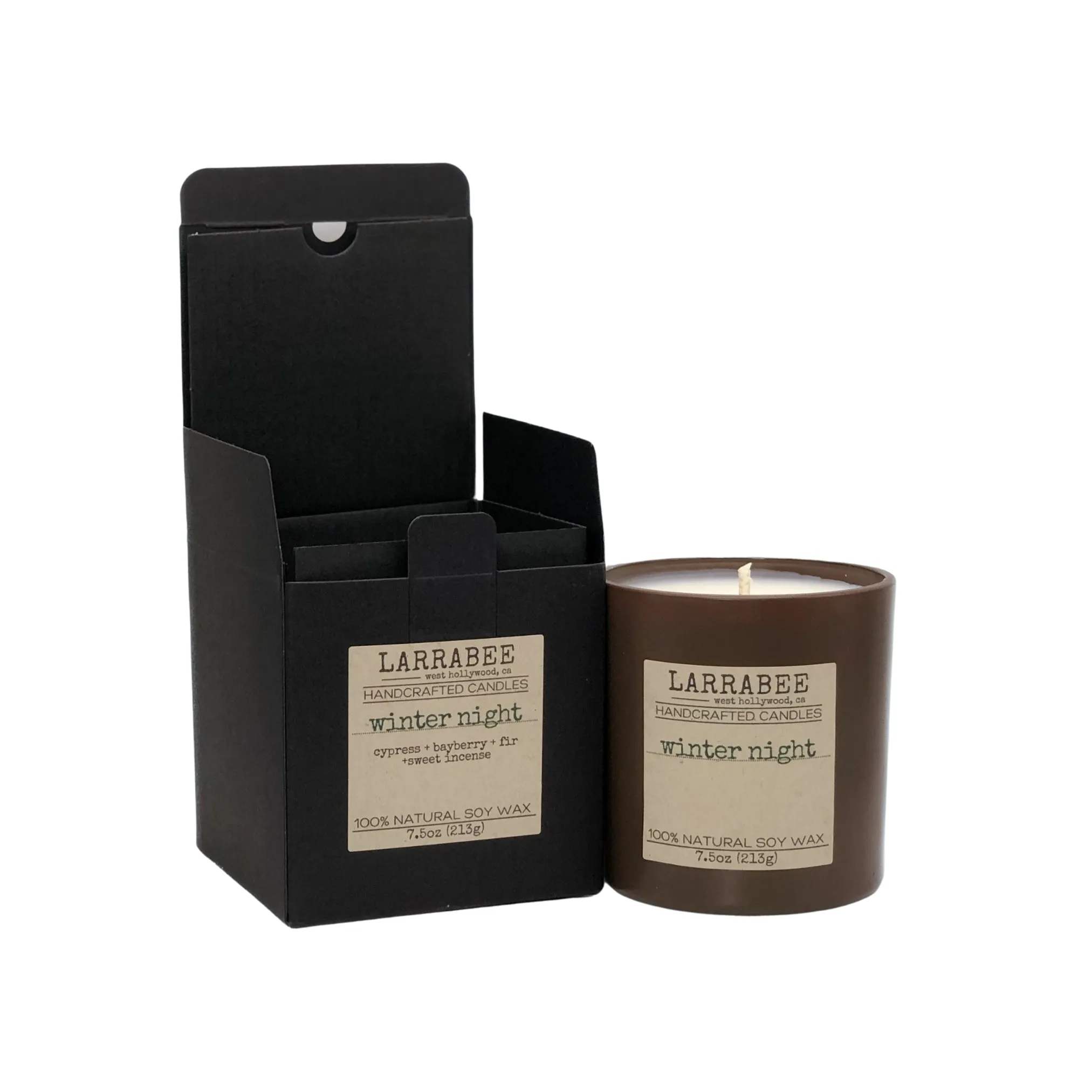 Winter Night handcrafted candle