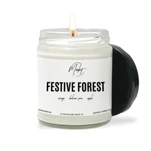 WINTER WHITE LABEL - FESTIVE FOREST SOY CANDLE - WHOLESALE