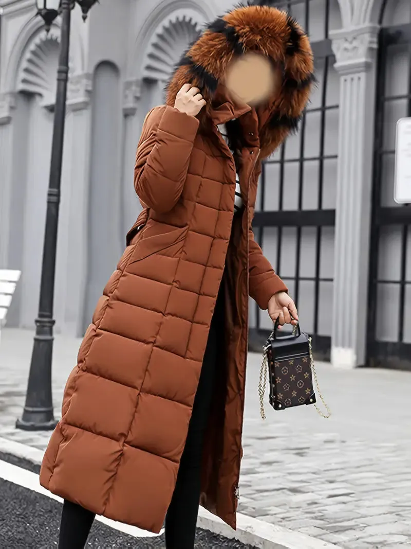 Winterparka - winddicht, warm, met afneembare capuchon van imitatiebont