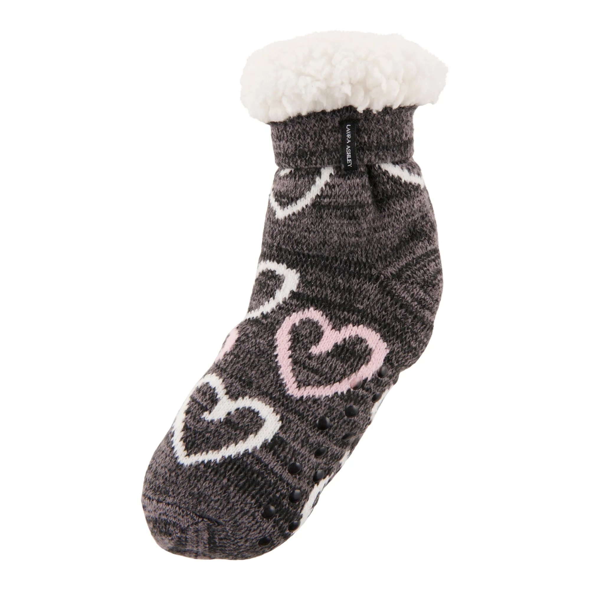 Women's Embroidered Sherpa Thermal Socks